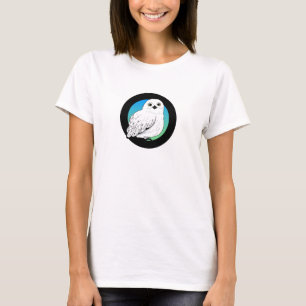 Camiseta coruja da neve