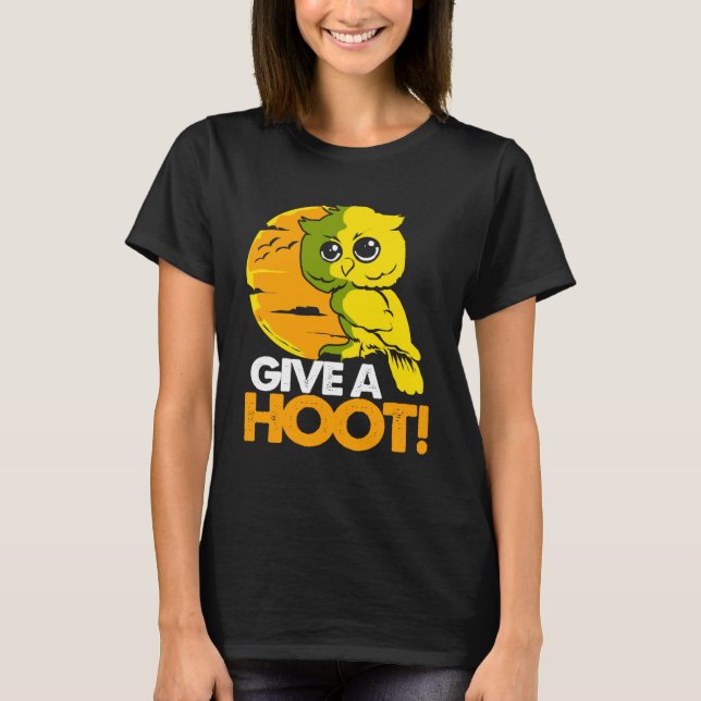 Camiseta Coruja Dar Um Hoot (Frente)