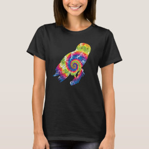 Camiseta Coruja de Aves Florestais Coloridas 1