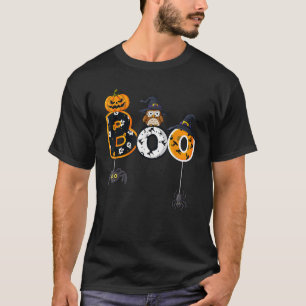 Camiseta Coruja de Boo do Halloween com Chapéu de Bruxa Ara