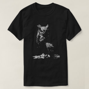Camiseta Coruja-de-chifres