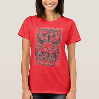 Camiseta coruja-de-galinha