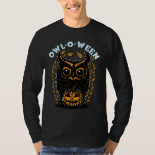 Camiseta Coruja de Halloween