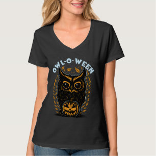 Camiseta Coruja de Halloween