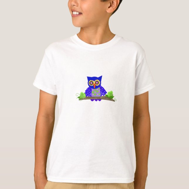 Camiseta Coruja de Olhos Saltitantes (Frente)