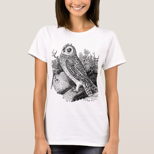 Camiseta Coruja-de-orelha-curta (Frente)