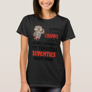Camiseta Coruja Desculpe-me Estou Irritada Estou Atravessan