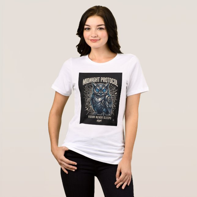 Camiseta Coruja do Protocolo da Meia-Noite (Frente Completa)