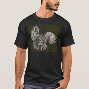 Camiseta Coruja do tigre do vôo