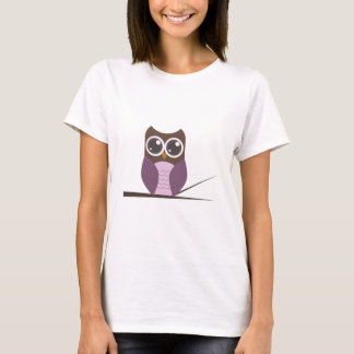 Camiseta Coruja doce no ramo
