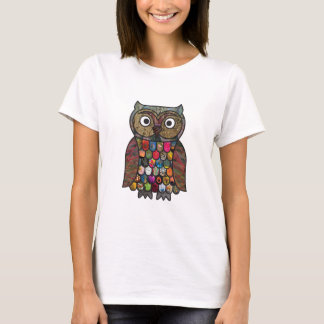 Camiseta Coruja dos retalhos
