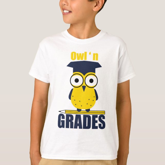 Camiseta Coruja em graus (Frente)