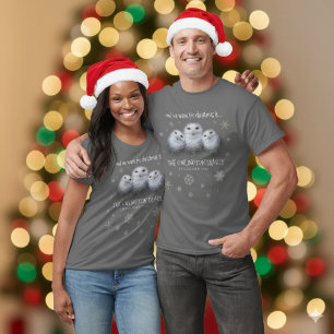Camiseta Coruja Engraçada Que Queremos para o Natal... Snow