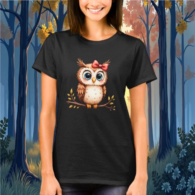 Camiseta Coruja, Eu Te Amo Tshirt (Criador carregado)