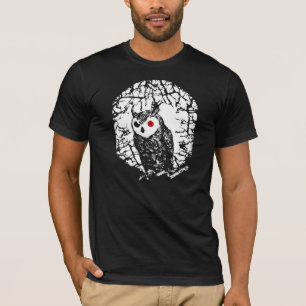 Camiseta Coruja Eyed vermelho