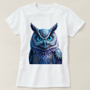Camiseta Coruja Fantasia Mística Mandala Espirit