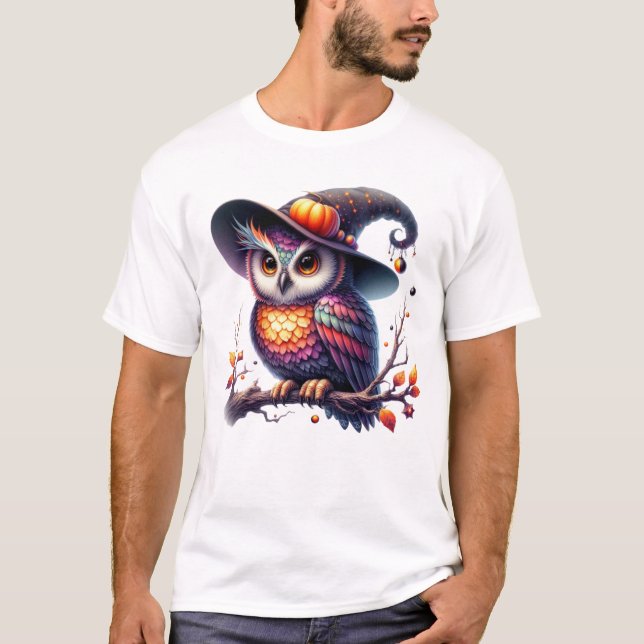 Camiseta Coruja Feathered Magic (Frente)
