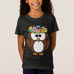 Camiseta Coruja Floral