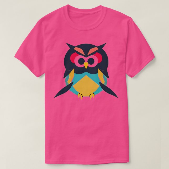 Camiseta coruja fofa (Frente do Design)