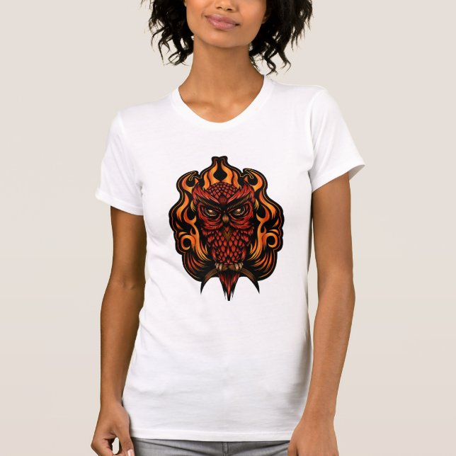 Camiseta Coruja-Fogo (Frente)