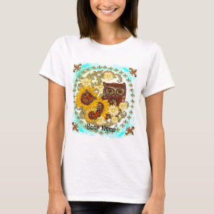 Camiseta Coruja Girassol