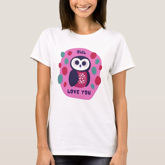 Camiseta Coruja Ilustrada (Frente)