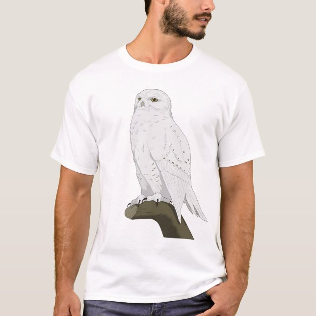Camiseta Coruja nevado (Frente)