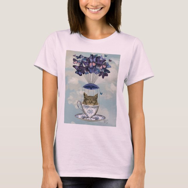 Camiseta Coruja No Teacup 2 (Frente)
