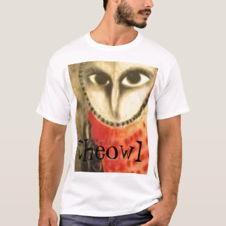 Camiseta coruja psicótico, theowl