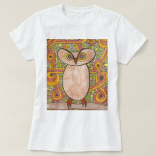 Camiseta Coruja retro