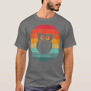 Camiseta Coruja Retro Bird Style Vintage