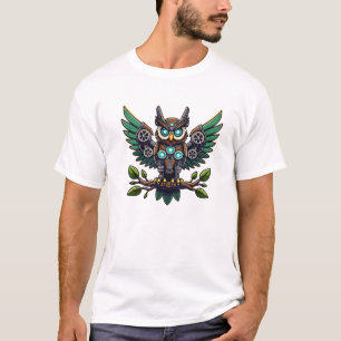 Camiseta Coruja Robótica
