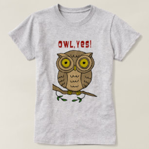 Camiseta Coruja, Sim!