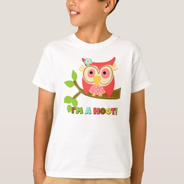 Camiseta Coruja, sou um Hoot (Frente)