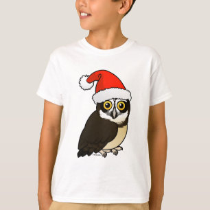 Camiseta Coruja Spectacled do papai noel