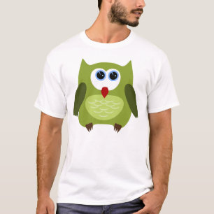Camiseta Coruja. T-camisa