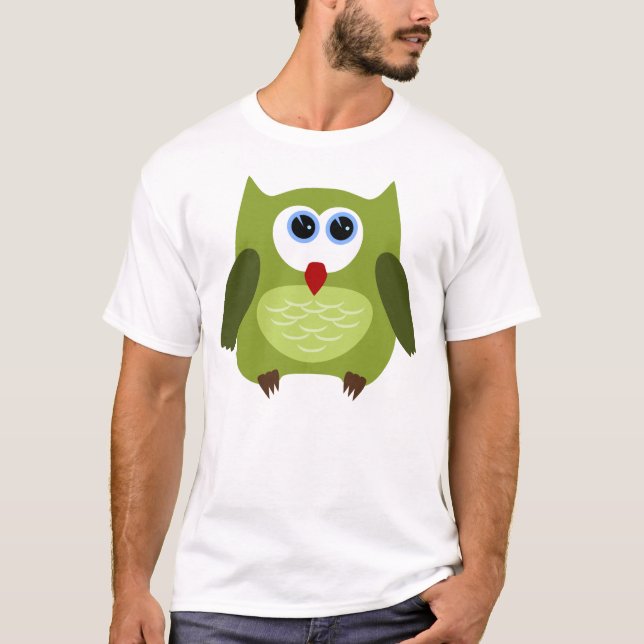 Camiseta Coruja. T-camisa (Frente)