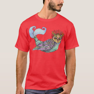 Camiseta Coruja Tshirt, Fairy Owl Art Tee, Coruja Lover, Co