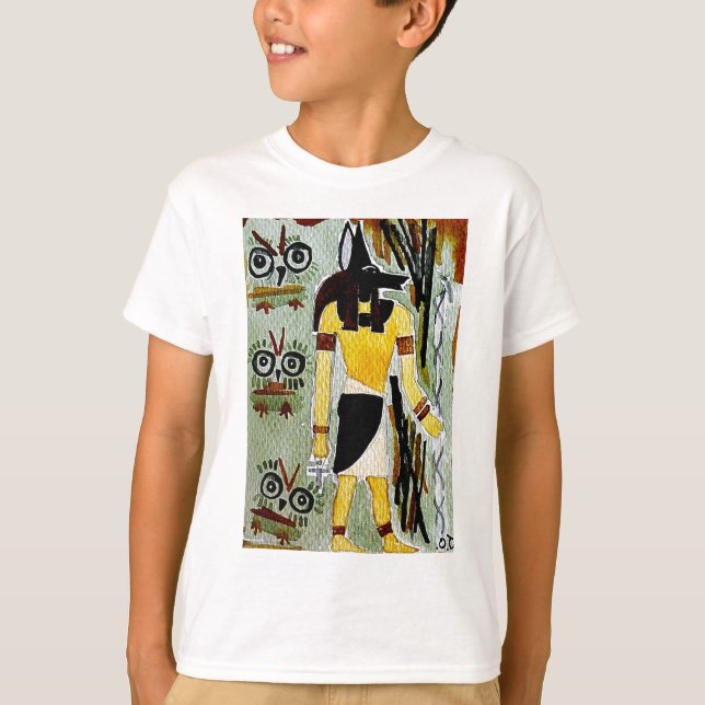 Camiseta corujas de forheatanubis.jpg Anubis Egipto (Frente)