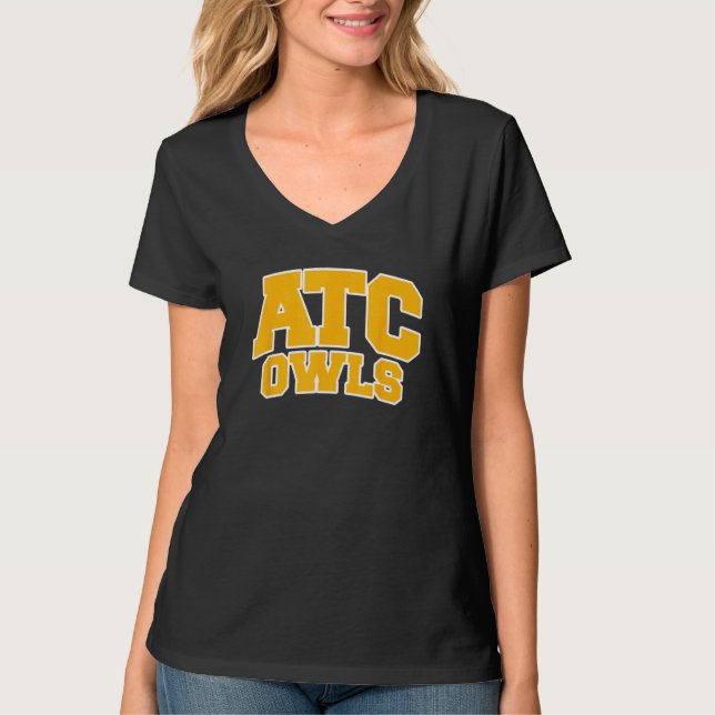 Camiseta Corujas do Athens Technical College 01 (Frente)