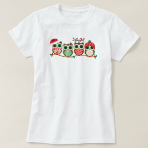 Camiseta Corujas do Natal
