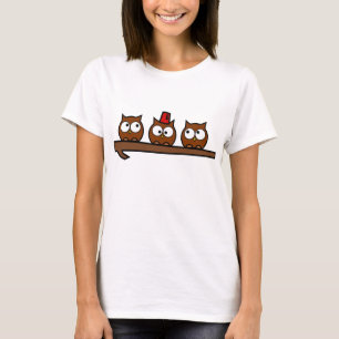 Camiseta Corujas subtis - Dr. T'Wit T'Who
