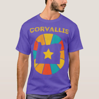 Camiseta Corvallis Oregon Vintage - Souvenir 1 em dificulda