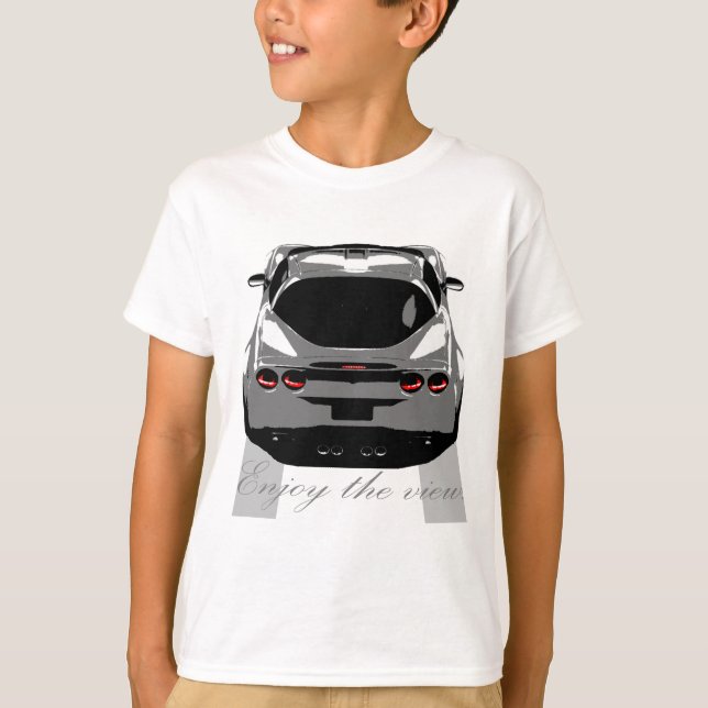 Camiseta Corveta "aprecia a vista. " (Frente)