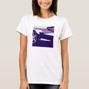 Camiseta Corvette Pop Art Roxo
