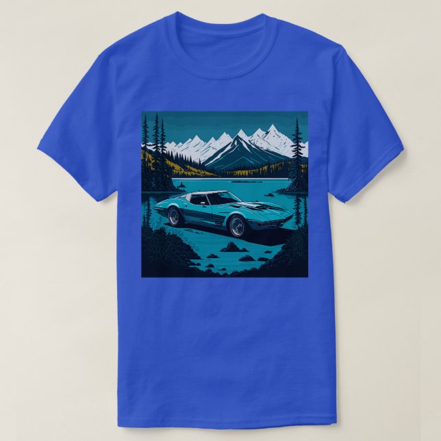 Camiseta Corvette Stingray 1970 (Frente do Design)