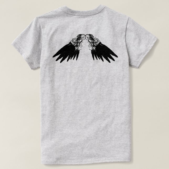 Camiseta corvo (Verso do Design)