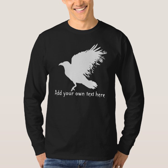 Camiseta Corvo - branco (Frente)