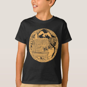 Camiseta Corvo com os fantasmas na casa assombrada