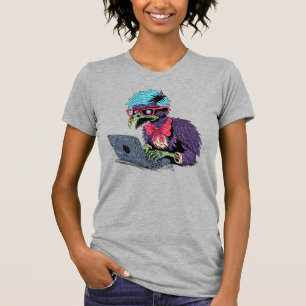 Camiseta Corvo Computador Zumbi